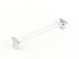 Schaub and Company 317-26-CL chrome clear bar cabinet pull