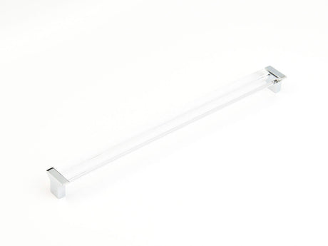 Schaub and Company 318-26-CL chrome clear bar cabinet pull