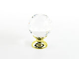 Schaub and Company 70-CS-03 polished brass round cabinet knob