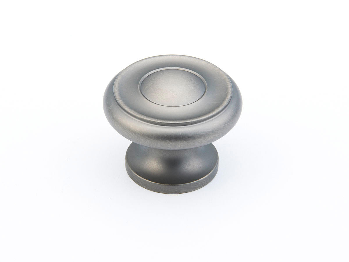 Schaub and Company 704-AN antique nickel mushroom cabinet knob