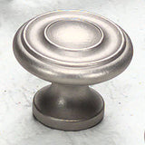 Schaub and Company 704-DN distressed nickel mushroom cabinet knob
