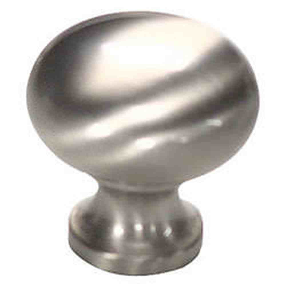 Schaub and Company 706-15 satin nickel mushroom cabinet knob