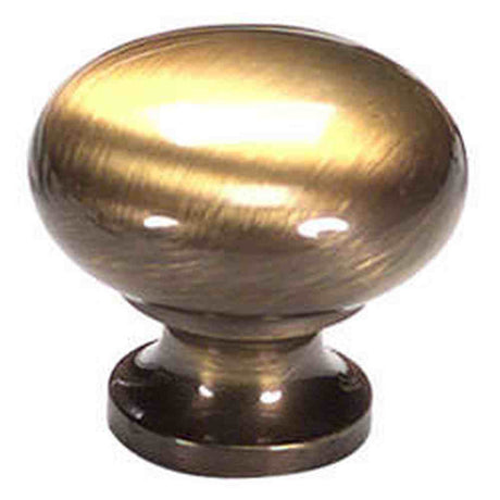 Schaub and Company 706-AB antique brass mushroom cabinet knob