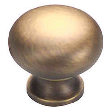 Schaub and Company 706-ALB antique light brass mushroom cabinet knob