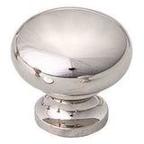 Schaub and Company 706-PN polished nickel mushroom cabinet knob