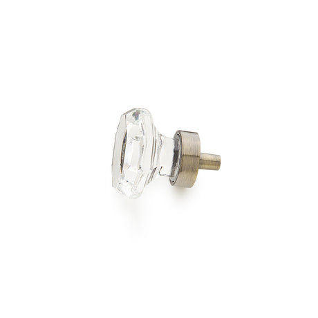 Schaub and Company 71-C-AB door knob in satin stainless, additional view