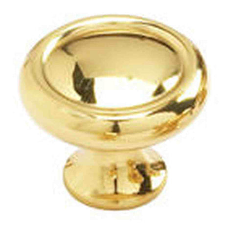 Schaub and Company 711-03 polished brass mushroom cabinet knob