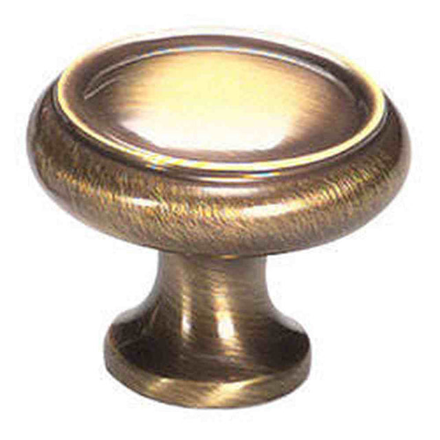 Schaub and Company 711-AB antique brass mushroom cabinet knob