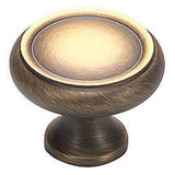 Schaub and Company 711-ALB antique light brass mushroom cabinet knob