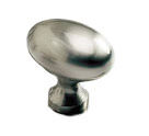 Schaub and Company 719 Solid Traditional Design Oval Cabinet Knob With 1-3/8" Diameter