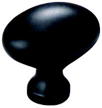 Schaub and Company 719 Solid Traditional Design Oval Cabinet Knob With 1-3/8" Diameter