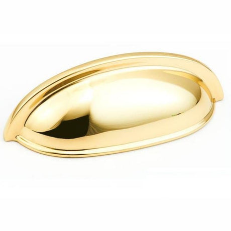 Schaub and Company 730-03 polished brass bar cabinet pull