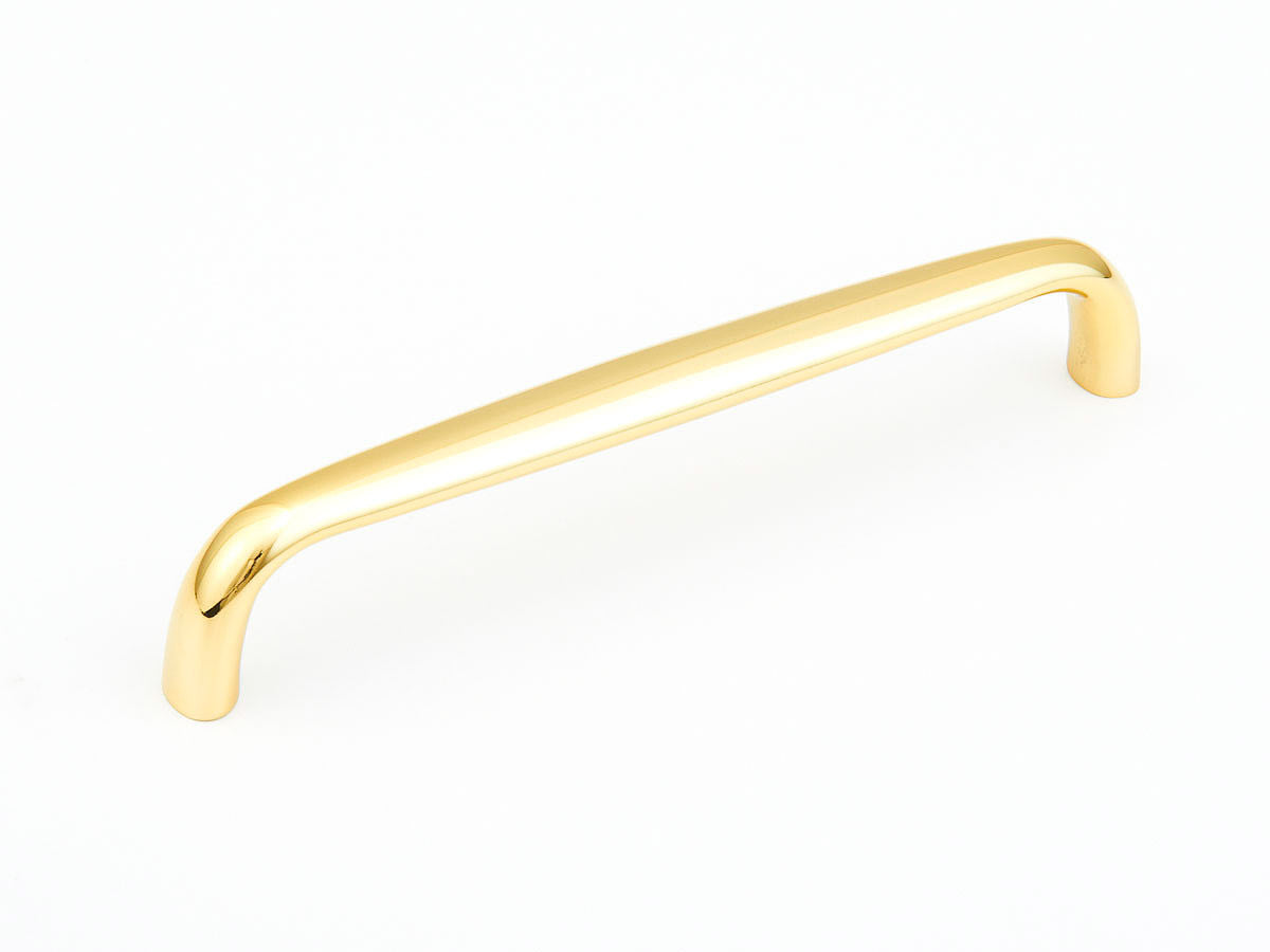 Schaub and Company 737-03 polished brass cabinet pull