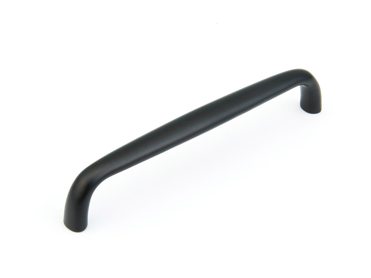 Schaub and Company 737-FB flat black cabinet pull