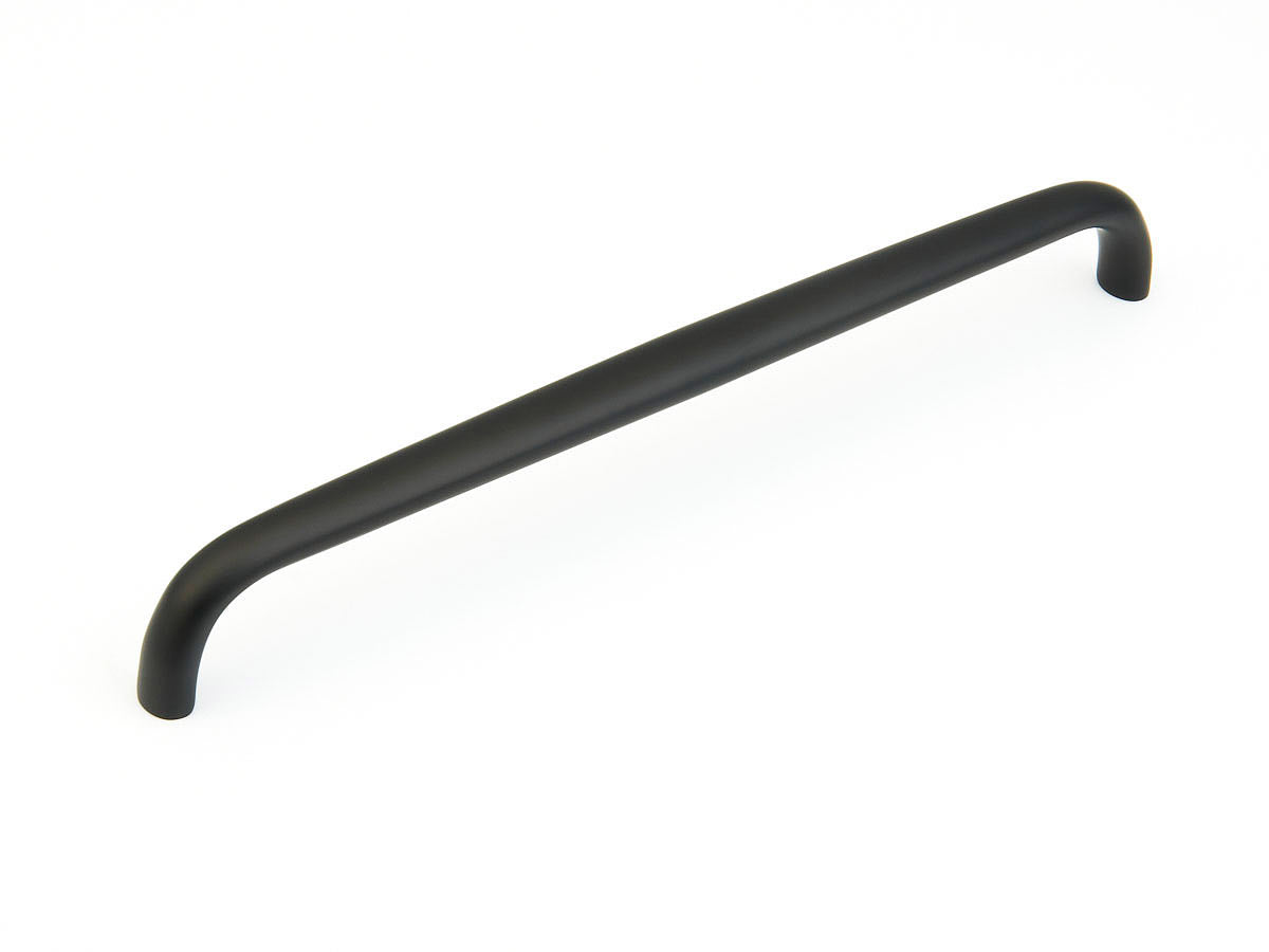 Schaub and Company 738-FB flat black cabinet pull / appliance pull