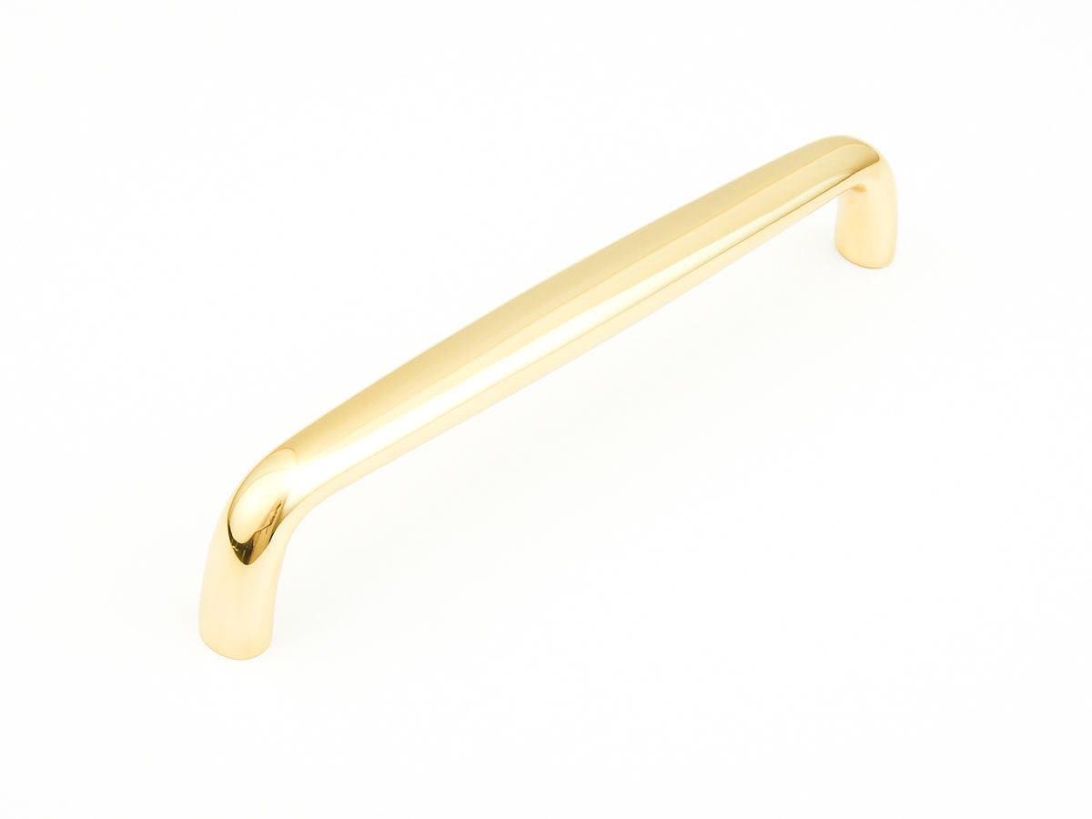 Schaub and Company 739-03 polished brass cabinet pull / appliance pull