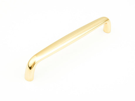 Schaub and Company 739-03 polished brass cabinet pull / appliance pull