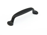 Schaub and Company 742-FB flat black cabinet pull