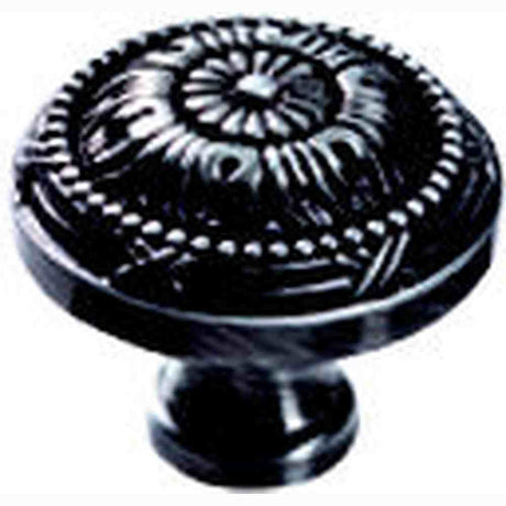 Schaub and Company 751-15A antique pewter mushroom cabinet knob