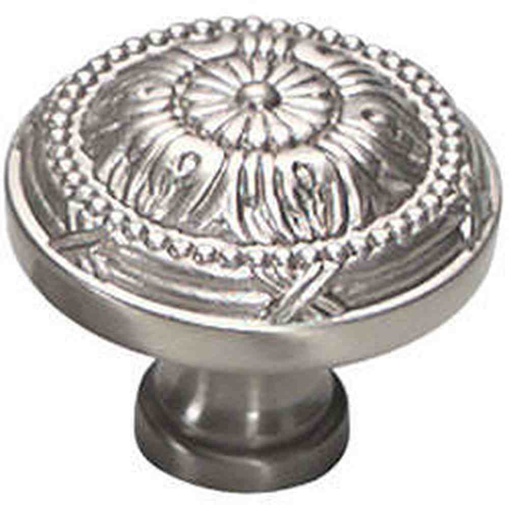 Schaub and Company 752-15 satin nickel mushroom cabinet knob