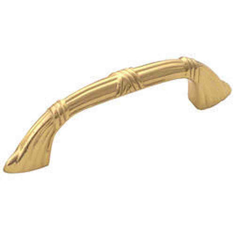 Schaub and Company 753-03 polished brass cabinet pull