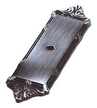 Schaub and Company 761-15A antique pewter cabinet backplates