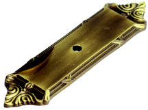 Schaub and Company 761-ALP antique light polished cabinet backplates