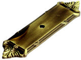 Schaub and Company 761-ALP antique light polished cabinet backplates