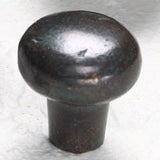 Schaub and Company 771 Bronze Mountain Design Mushroom Cabinet Knob With 1-1/4" Diameter