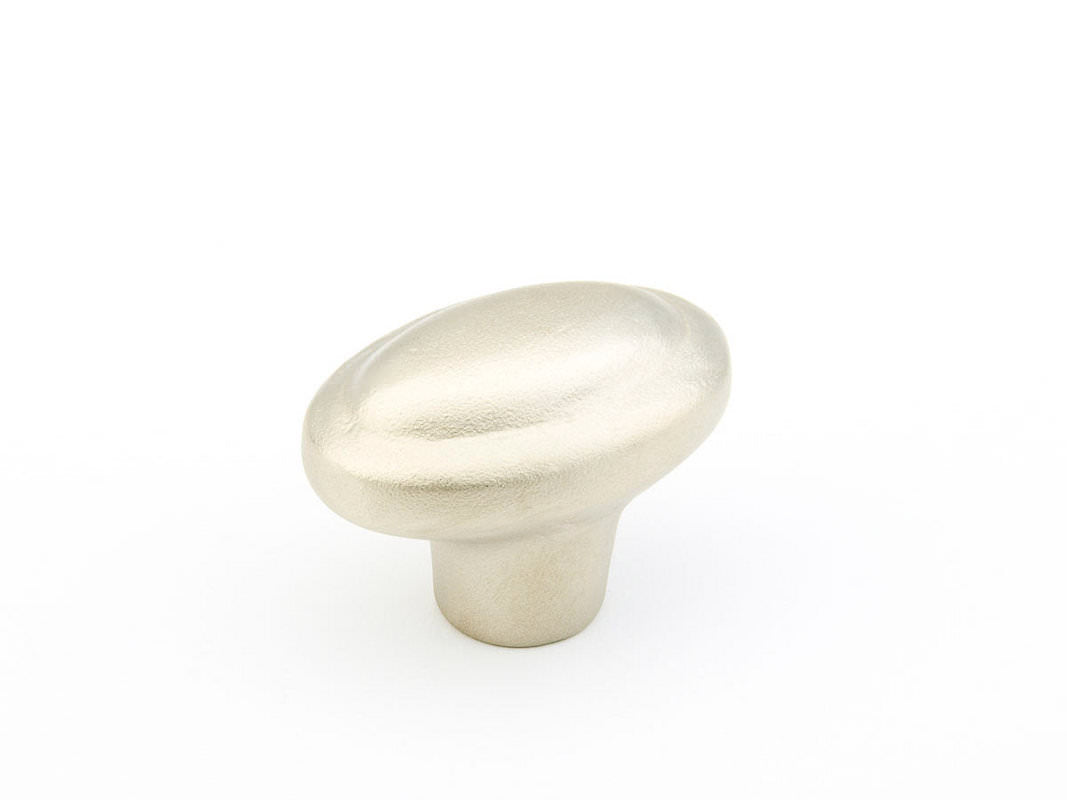 Schaub and Company 782-AS antique silver oval cabinet knob