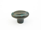 Schaub and Company 782 Bronze Mountain Design Oval Cabinet Knob With 1.88" Diameter