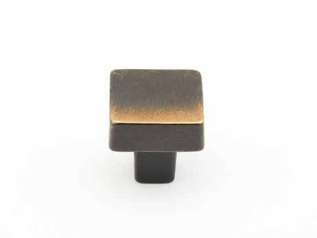 Schaub and Company 789-AZ antique bronze square cabinet knob