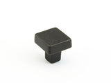 Schaub and Company 789-BB black bronze square cabinet knob