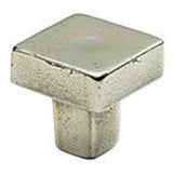 Schaub and Company 789-PWB polished white bronze square cabinet knob