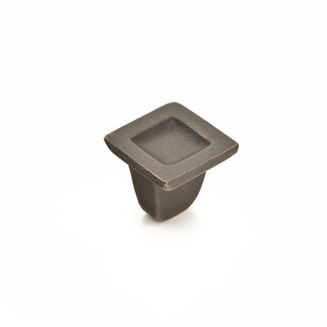 Schaub and Company 810-BB black bronze square cabinet knob