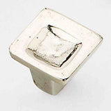 Schaub and Company 810-PWB polished white bronze square cabinet knob