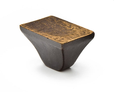 Schaub and Company 814-AZ antique bronze square cabinet knob