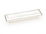 Schaub and Company 819-MOP-PN polished nickel / mother of pearl bar cabinet pull