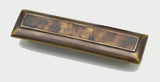 Schaub and Company 819-PEN-DAB dark antique bronze / penshell bar cabinet pull