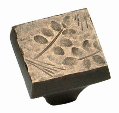 Schaub and Company 826-LAZ Willow Collection 1-1/4 Inch Square Cabinet Knob