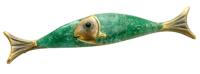 Schaub and Company 850-J/DGW jade cabinet pull