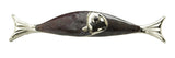 Schaub and Company 850-VO/PN polished nickel / violet oyster cabinet pull