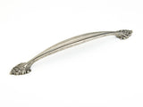 Schaub and Company 868-CRS corinthian silver arched cabinet pull