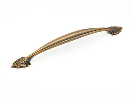 Schaub and Company 868-RB redington brass arched cabinet pull