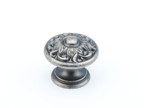 Schaub and Company 870-CRS corinthian silver mushroom cabinet knob