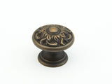 Schaub and Company 870-RB redington brass mushroom cabinet knob