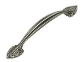 Schaub and Company 8716-CRS corinthian silver arched cabinet pull