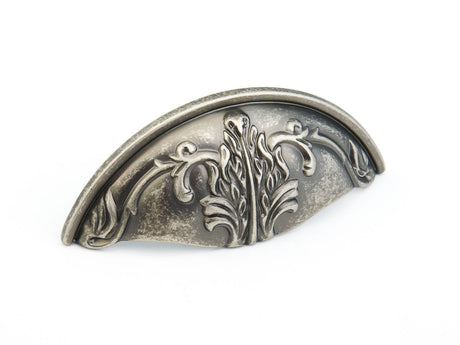 Schaub and Company 872-CRS corinthian silver bar cabinet pull