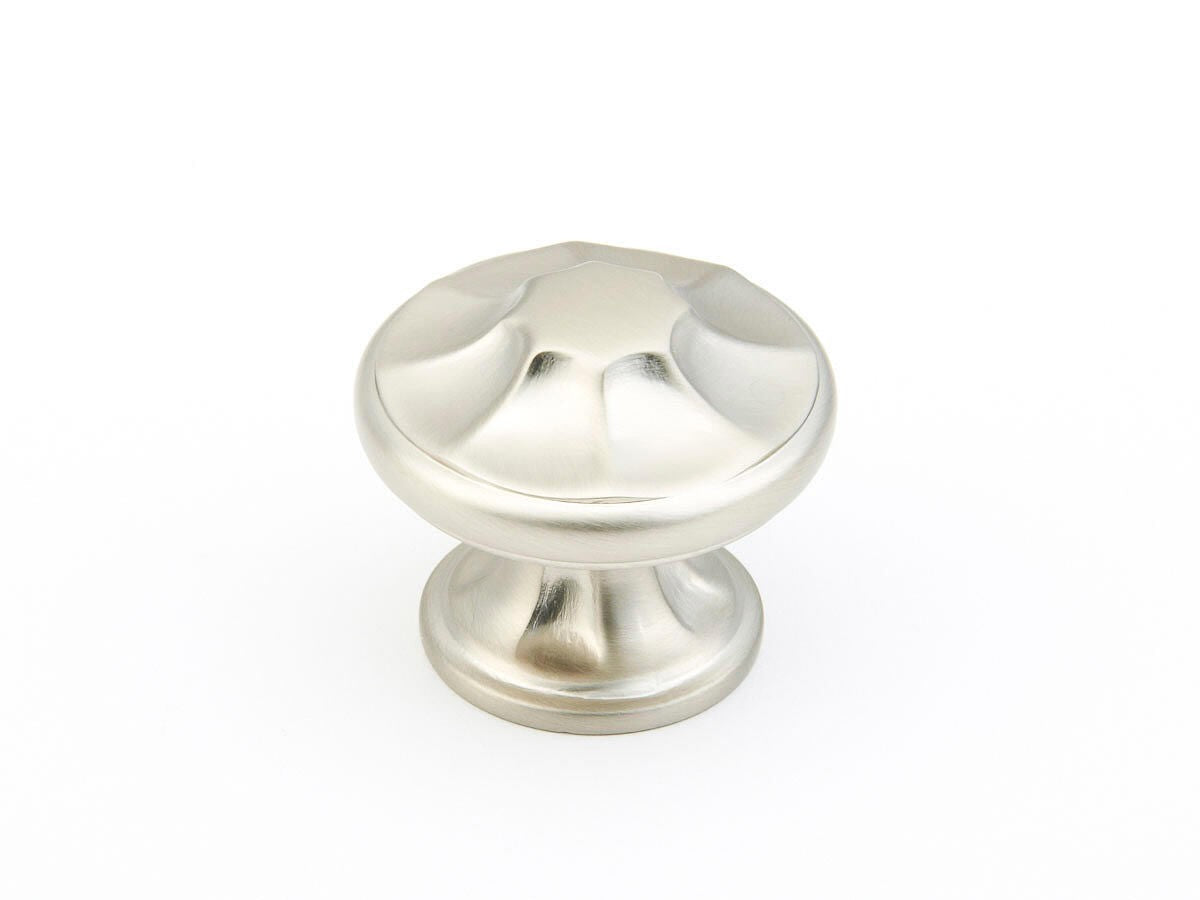 Schaub and Company 876 Empire Design Mushroom Cabinet Knob With 1-3/8" Diameter