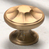 Schaub and Company 876 Empire Design Mushroom Cabinet Knob With 1-3/8" Diameter